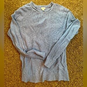 Blue beautiful sweater